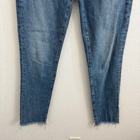 Madewell The Perfect Vintage High Rise Raw Hem Jeans Ainsworth Wash Blue 24T - Picture 7 of 14